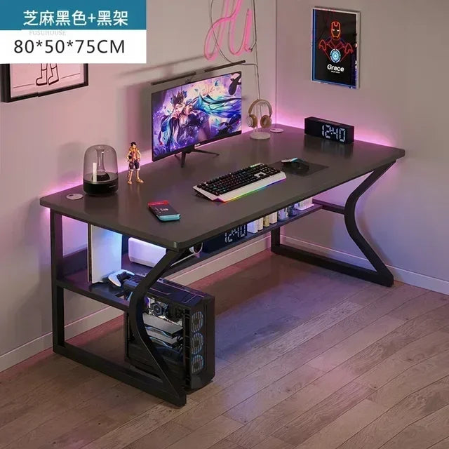 Home Bedroom Workbench Gaming Tables Simple Dormitory Desktop Computer Desks Office Furniture Student Study Writing PC Desk GM