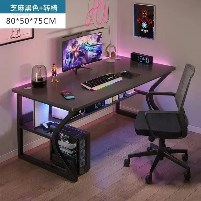 Home Bedroom Workbench Gaming Tables Simple Dormitory Desktop Computer Desks Office Furniture Student Study Writing PC Desk GM