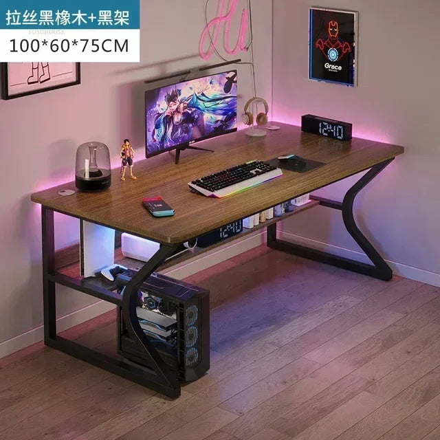 Home Bedroom Workbench Gaming Tables Simple Dormitory Desktop Computer Desks Office Furniture Student Study Writing PC Desk GM