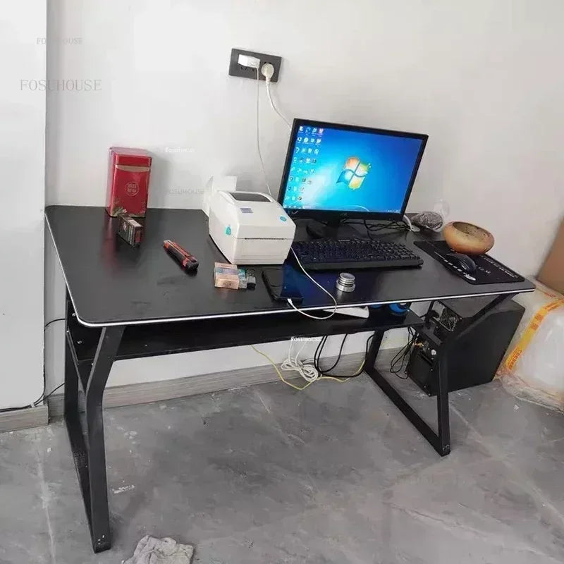 Home Bedroom Workbench Gaming Tables Simple Dormitory Desktop Computer Desks Office Furniture Student Study Writing PC Desk GM