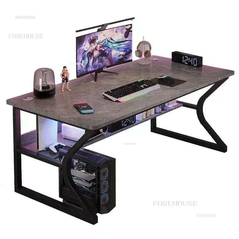 Home Bedroom Workbench Gaming Tables Simple Dormitory Desktop Computer Desks Office Furniture Student Study Writing PC Desk GM