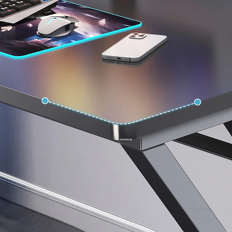 Home Double Long Computer Desks Office Furniture Desktop E-sports Gaming Tables Bedroom Simple Office Desk Student Study Table